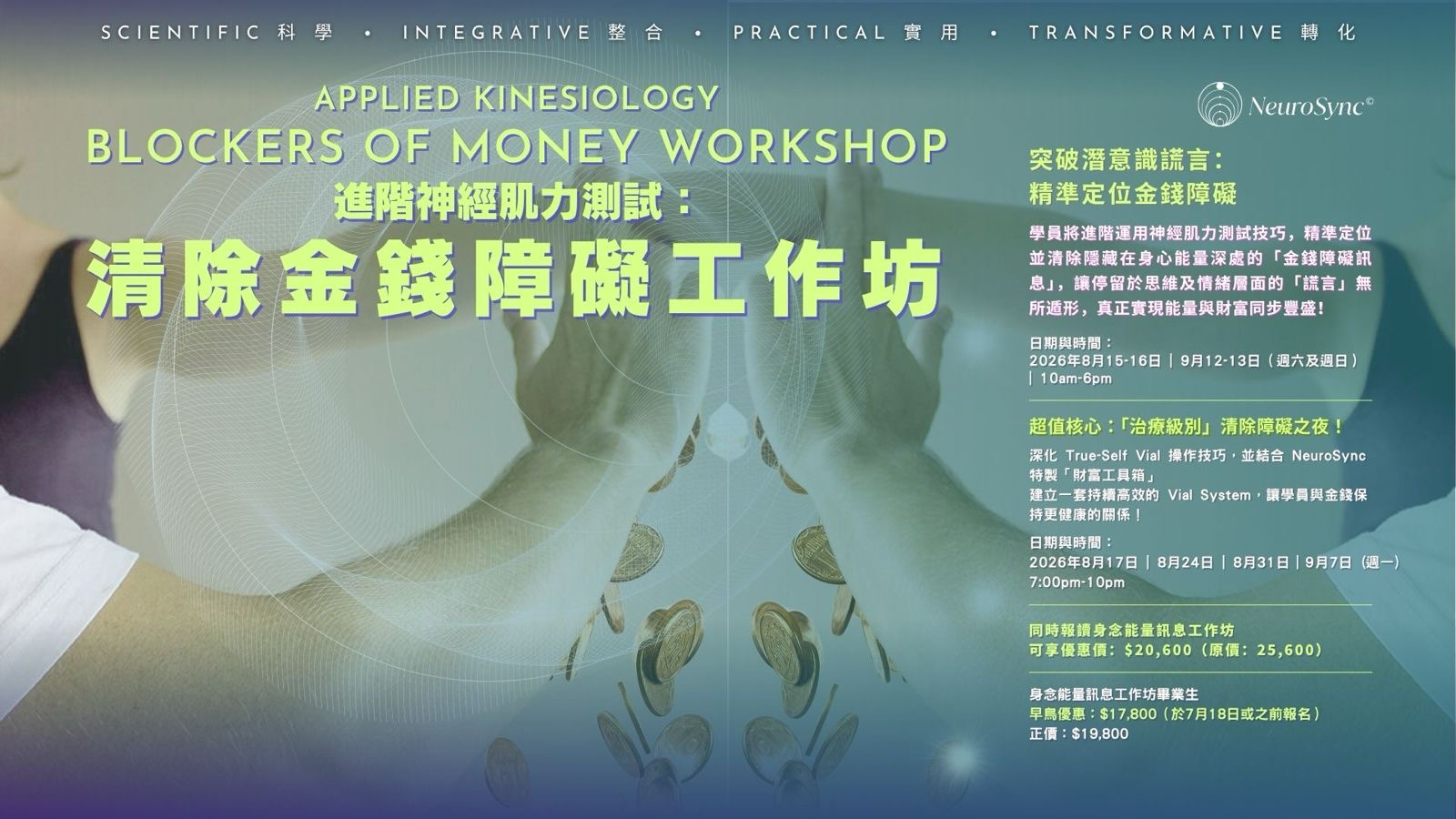 Blockers of Money workshop poster